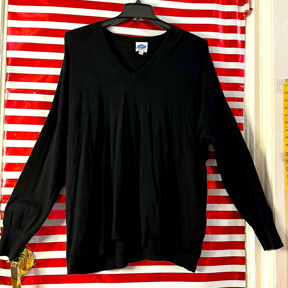 Black long sleeve sweater